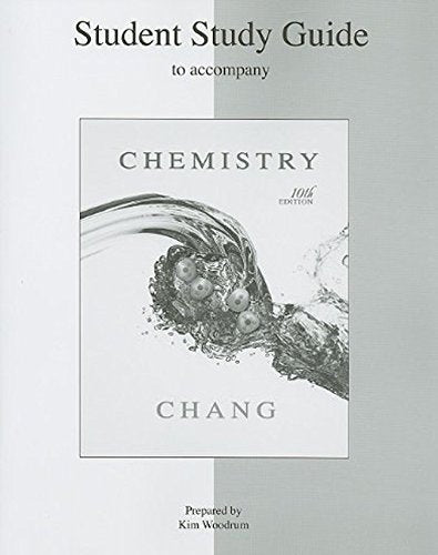 Student Study Guide to accompany Chemistry