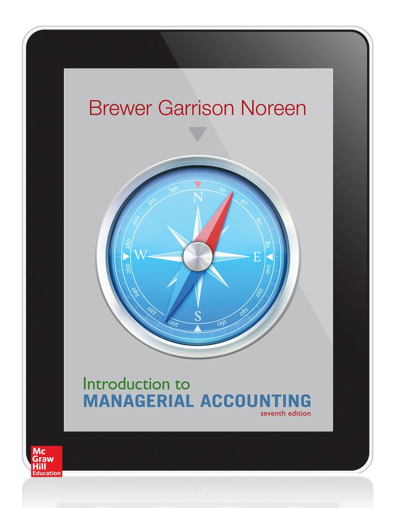 Introduction to Managerial Accounting