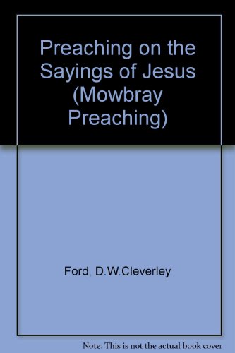 Preaching on the Sayings of Jesus