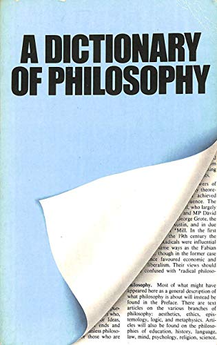 A Dictionary Of Philosophy