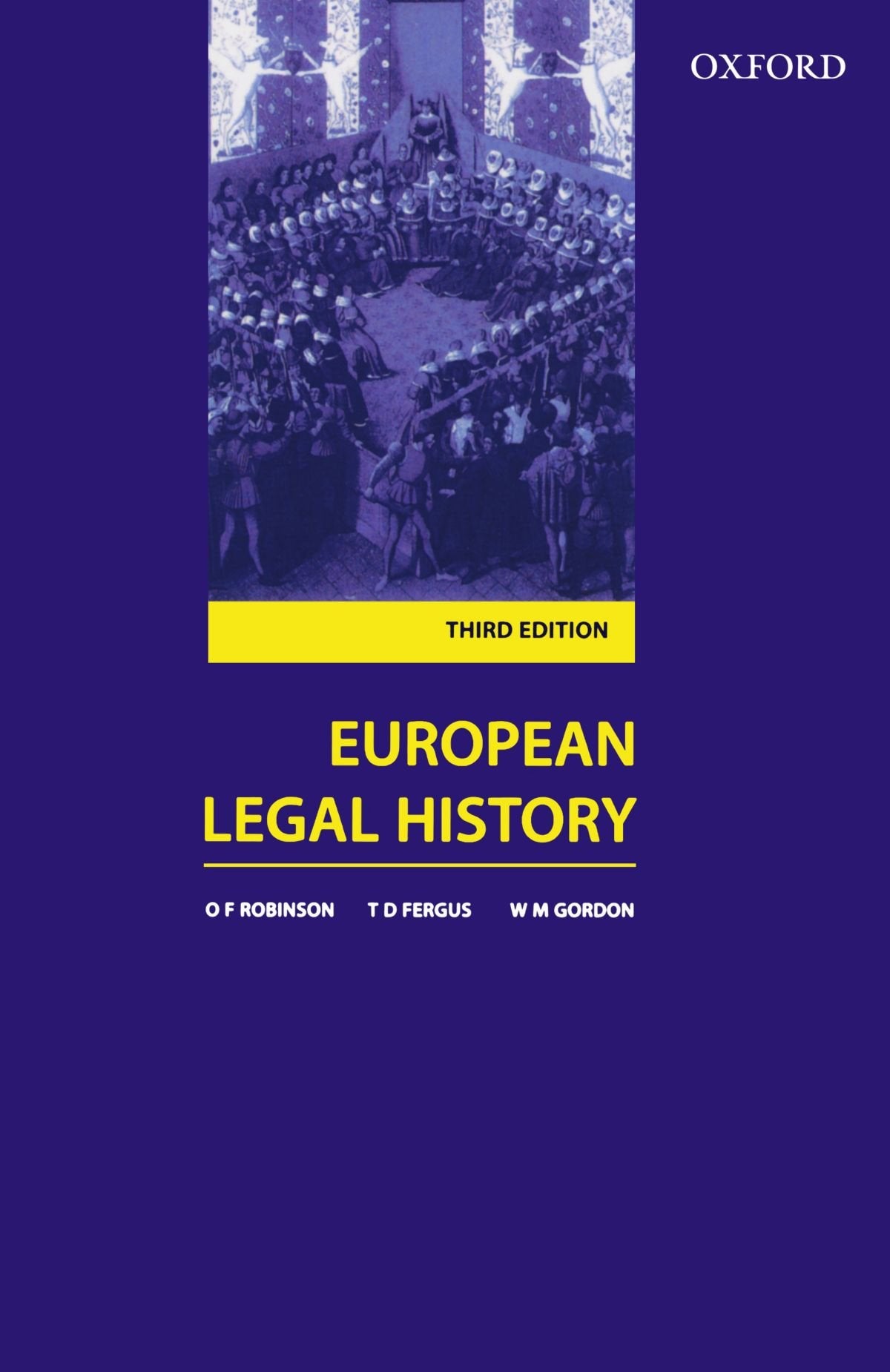 European Legal History: Sources and Institutions