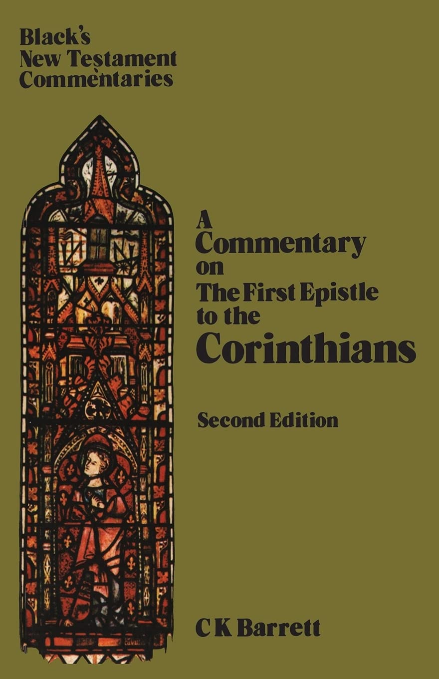 Commentary On The First Epistle To The Corinthians