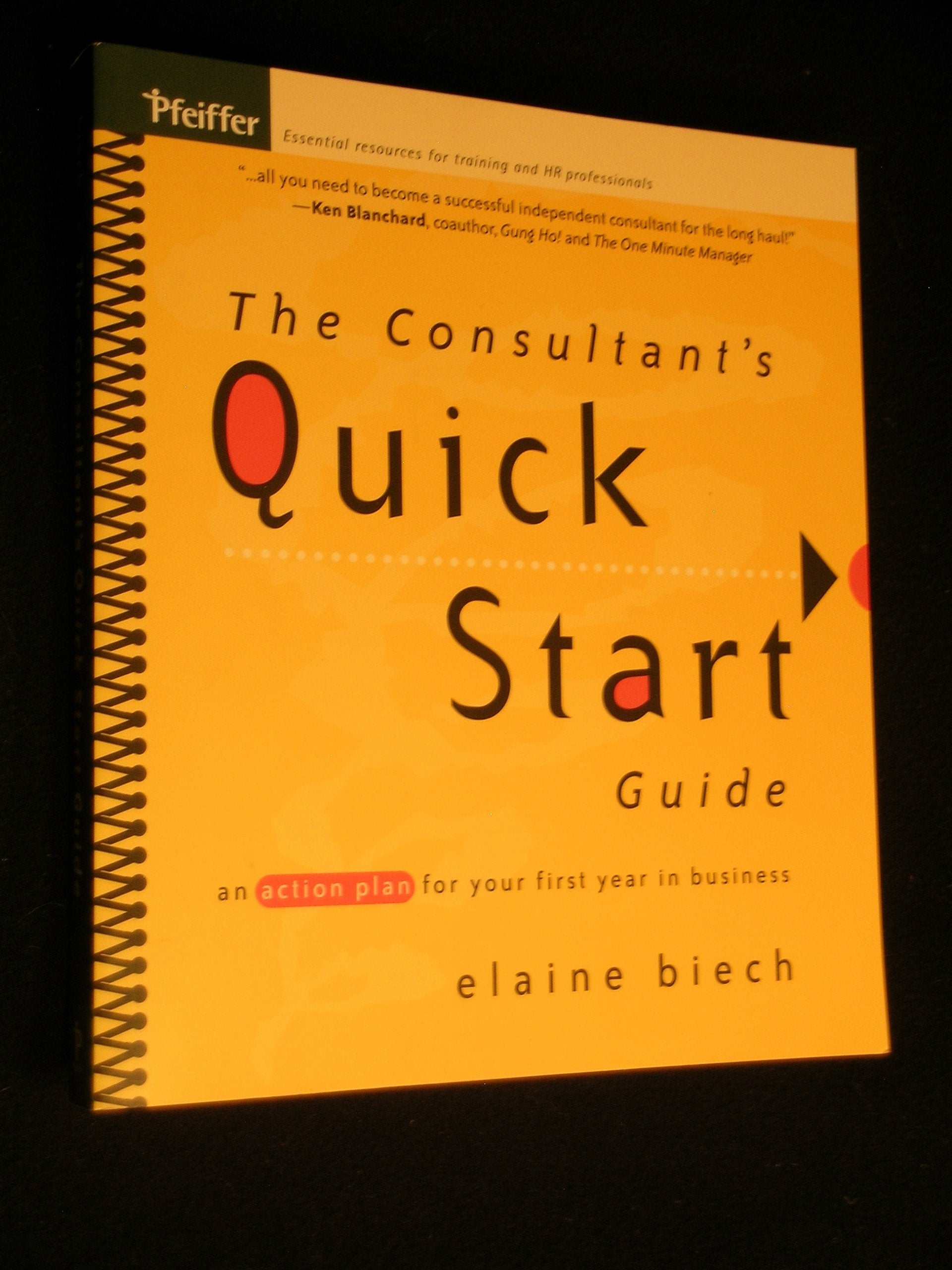 The Consultant's Quick Start Guide: An Action Plan for Your First Year in Business