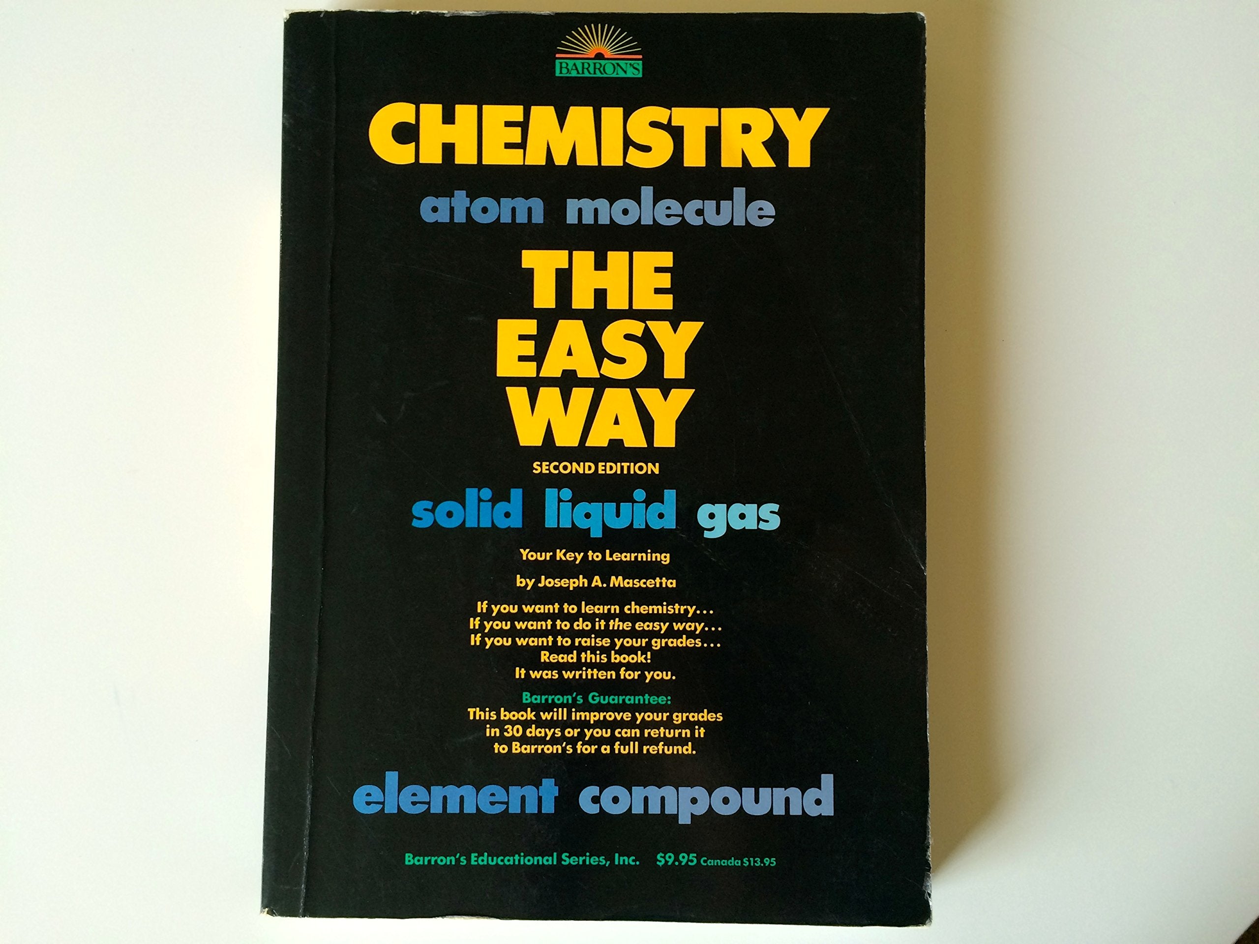 Chemistry the Easy Way (Barron's Easy Way)