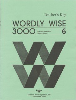 Wordly Wise 3000 Book 6 - Teacher's Key