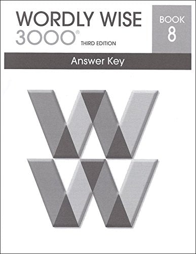 Wordly Wise Key: Book 8