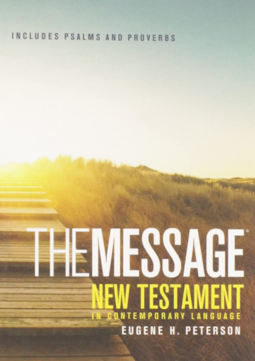 The Message New Testament with Psalms and Proverbs, Pocket (Softcover, Boardwalk Sunrise): The New Testament in Contemporary Language