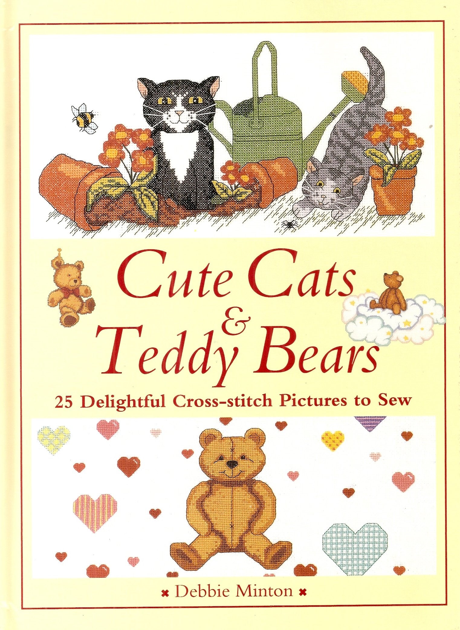 Cute Cats and Teddy Bears: 25 Delightful Cross-Stitch Pictures to Sew