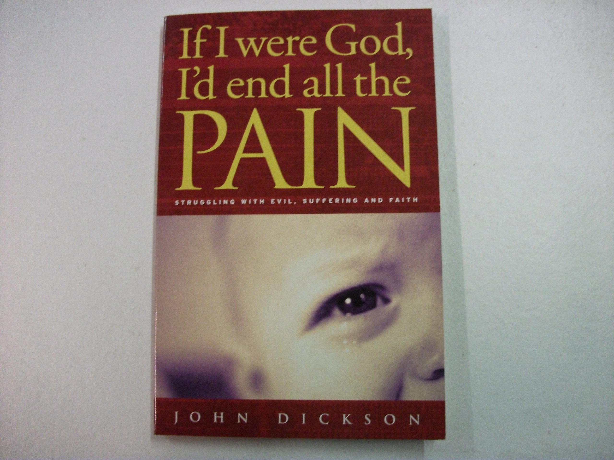 If I Were God, I'd End All the Pain: Struggling with Evil, Suffering and Faith